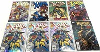 (8) MARVEL Wolverine & X-MEN Comic Books