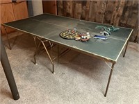 Ping Pong Table/Paddles/Balls/Extra Net/Dart Board