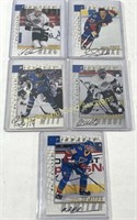 (5) Autographed Hockey Cards: Terry Yake