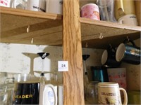 Cups, Glasses, Mugs (2 shelves)