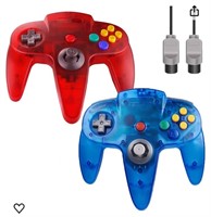 Pair of Nintendo 64 controllers unbranded