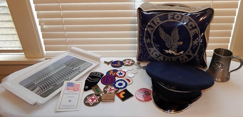1950's Air Force Patches, Hat, & Much More