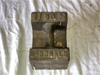 Antique McDonald US 50 lb Scale Weight