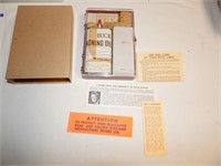 Vintage BUCK Knife Sharpening Kit Oil Can Stone