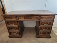 Desk 7 drawers - 52"x23x30" tall, no contents