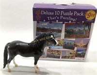 Breyer Horse & 10 Pack of Puzzles