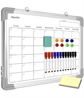 Double Sided Magnetic Dry Erase Board for Wall