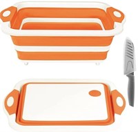 Foldable Chopping Board with Colander