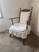 Chair with cushions