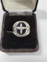 WW2 US Air Force pilot ring Sterling silver