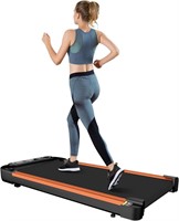 Walk Pad Treadmill 2-in-1  37.8x18.9x3.74  Orange