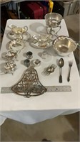 Decorative serving dishes, and bowls.
