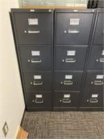 2 Hon 4 Drawer File Cabinets