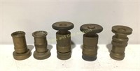 (5)Brass Firehose Nozzles