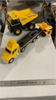 Tonka dump truck, kids car toys.