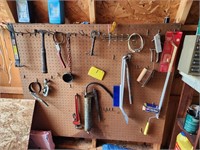 Everything on pegboard