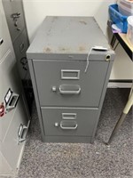 Work Table & 2 Drawer File Cabinet (Grouping of