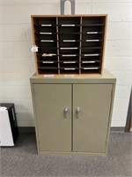 Storage Cabinet & Letter File-Room 148