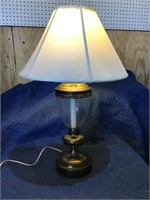 Vintage Brass Lamp with Glass Globe Body Works
