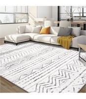 Boho Moroccan style area rug 5x7’