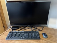 Element Monitor, Logitech Keyboard & Mouse
