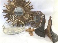 Ornate Shelving & Mirrors