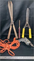 Vintage black and decker power tool, garden tools