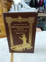 Mark Twain's Huckleberry Finn hardback book