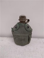 Plastic canteen with US government issued cover