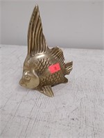 Brass decorative angelfish