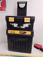Stackable rolling tool box