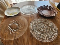 Wood and Glass platters