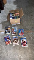 VHS tapes including Toy Story, jumanji, and free