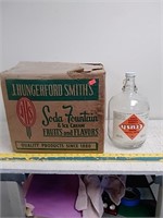 4 vintage Orange Crush glass bottles from Dave's
