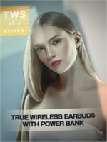 Bluetooth 5.3 Earbuds  Deep Bass  IPX5 -Black