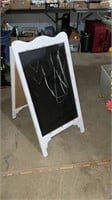 Double sided Chalkboard sign