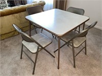 Foldable Card Table & Chairs