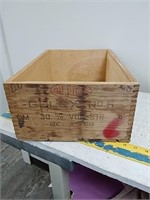 Vintage wooden Dupont explosive crate