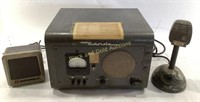 1940's Motorola Tube Radio w/ Mic & Speaker