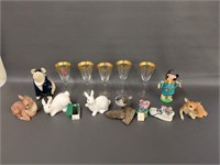 Group figures & crystal stems - Polymer Miss