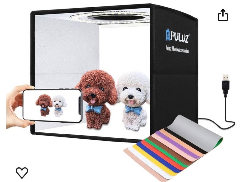 Puluz 25cm Foldable LED Ring Light box.