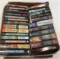 Box of (25) Laurell K. Hamilton Books