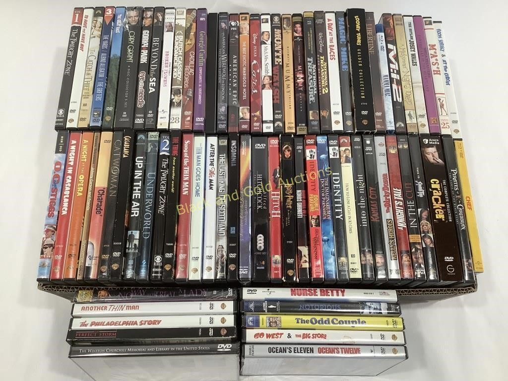 Box of DVD Movies