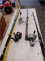 3 spinning rod and reel combos