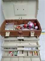 Plano tackle box with assorted tackle
