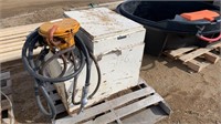 Fuel Slip Tank w/ Tool Box & Pump
