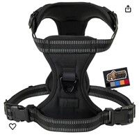 Gorilla Grip Dog Harness. Small. Black reflective