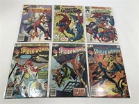 (6) Marvel Spiderman & Spiderwoman Comics