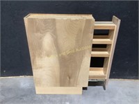 6.5" Sliding Spice Cabinet (Unfinished)