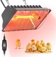 250W Brooder Heater  7.86ft Cord - Grey